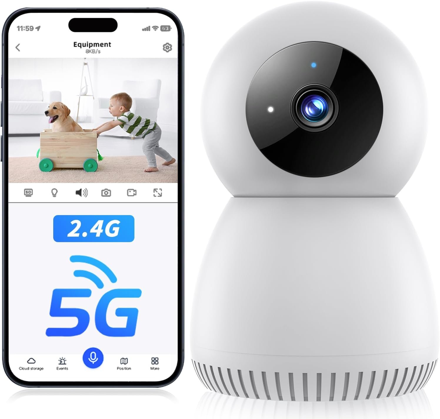 Read more about the article 【折后价:$9.99 Prime包邮】NoahTec 室内摄像头