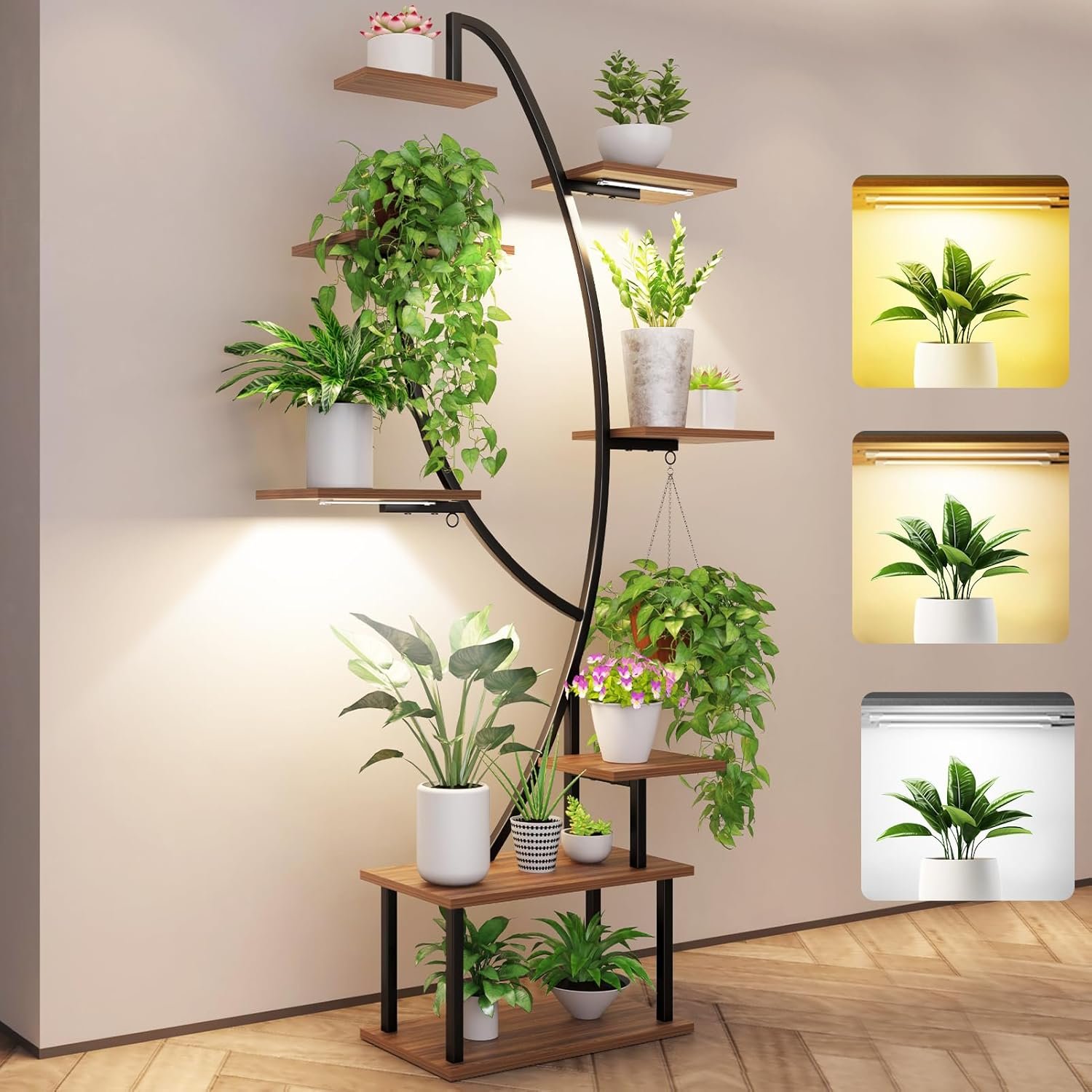 Read more about the article 【折后价:$65.99  Prime包邮】 室内8 层 65 英寸高金属植物架