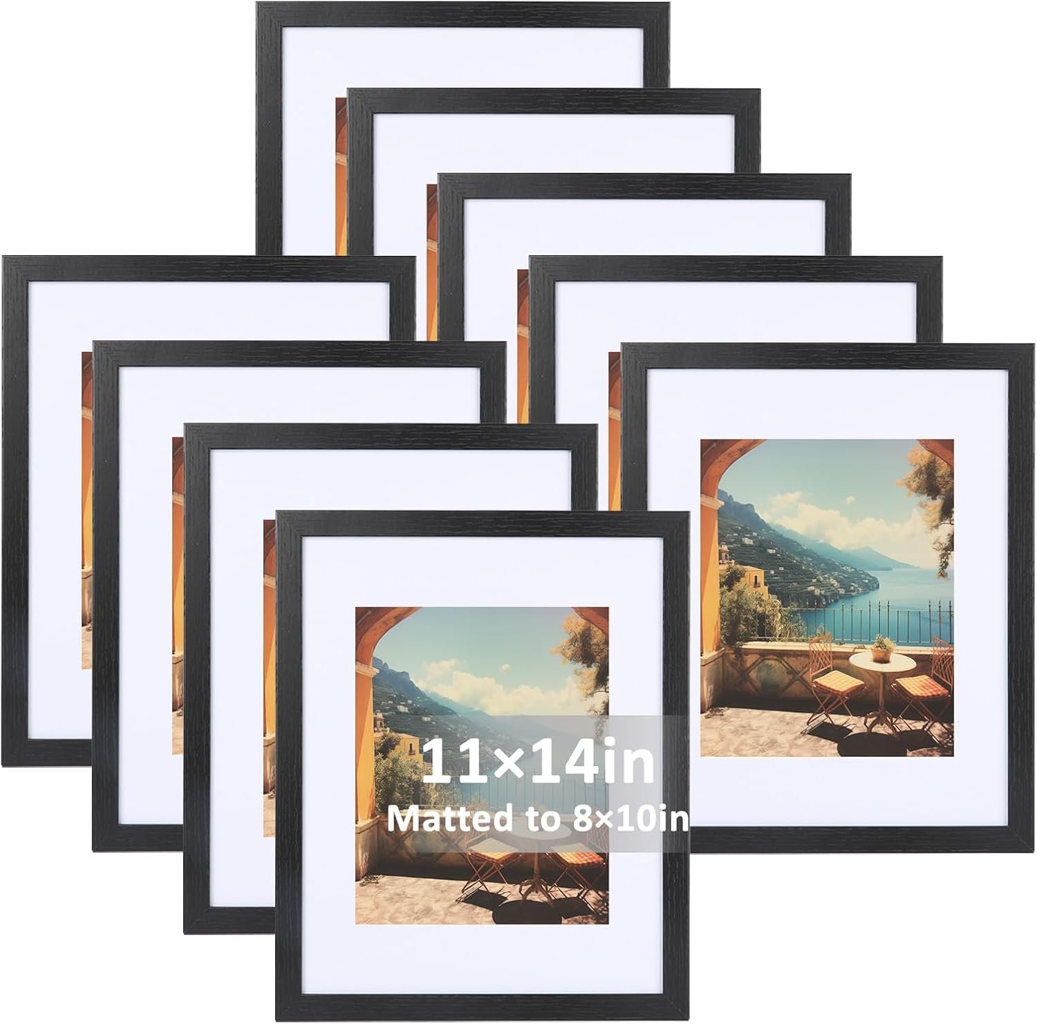Read more about the article 【折后价:$14.99 Prime包邮】 11X14 英寸相框 9 件套