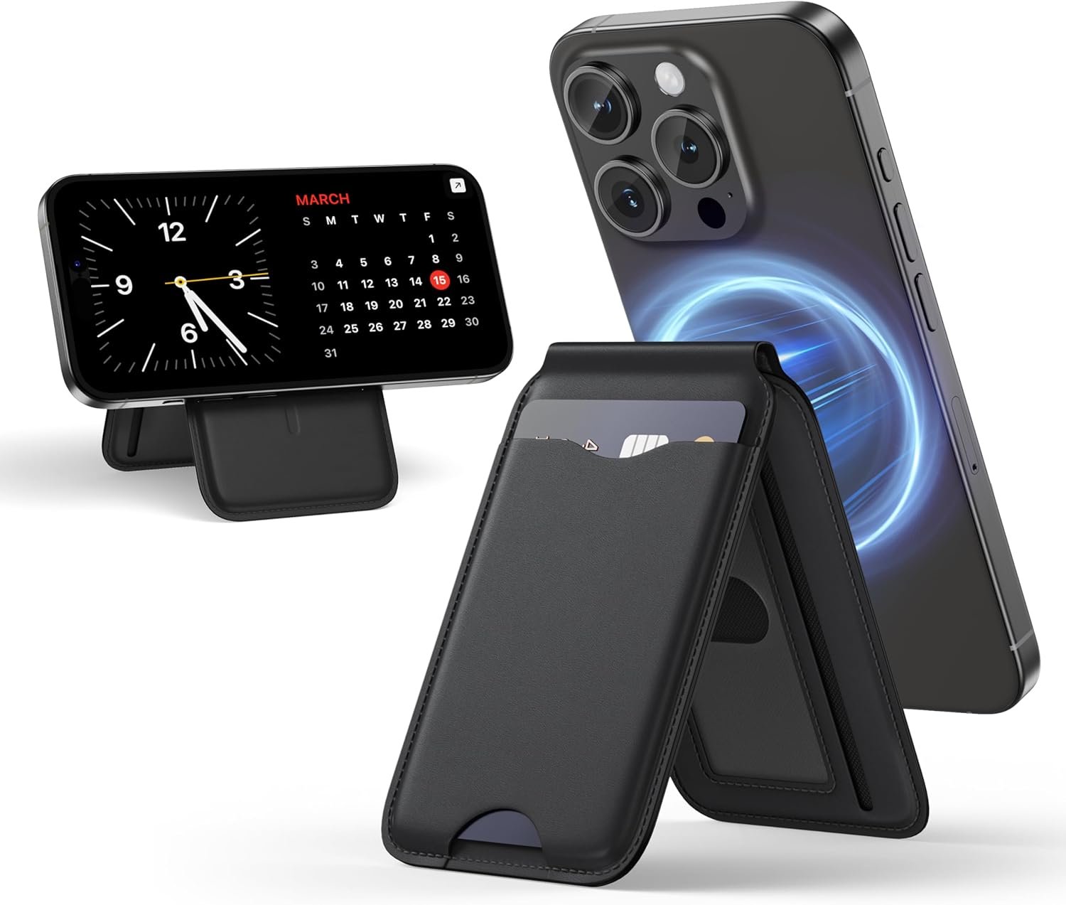 Read more about the article 【折后价:$17.49 Prime包邮】 LULULOOK  iPhone 的磁性钱包支架