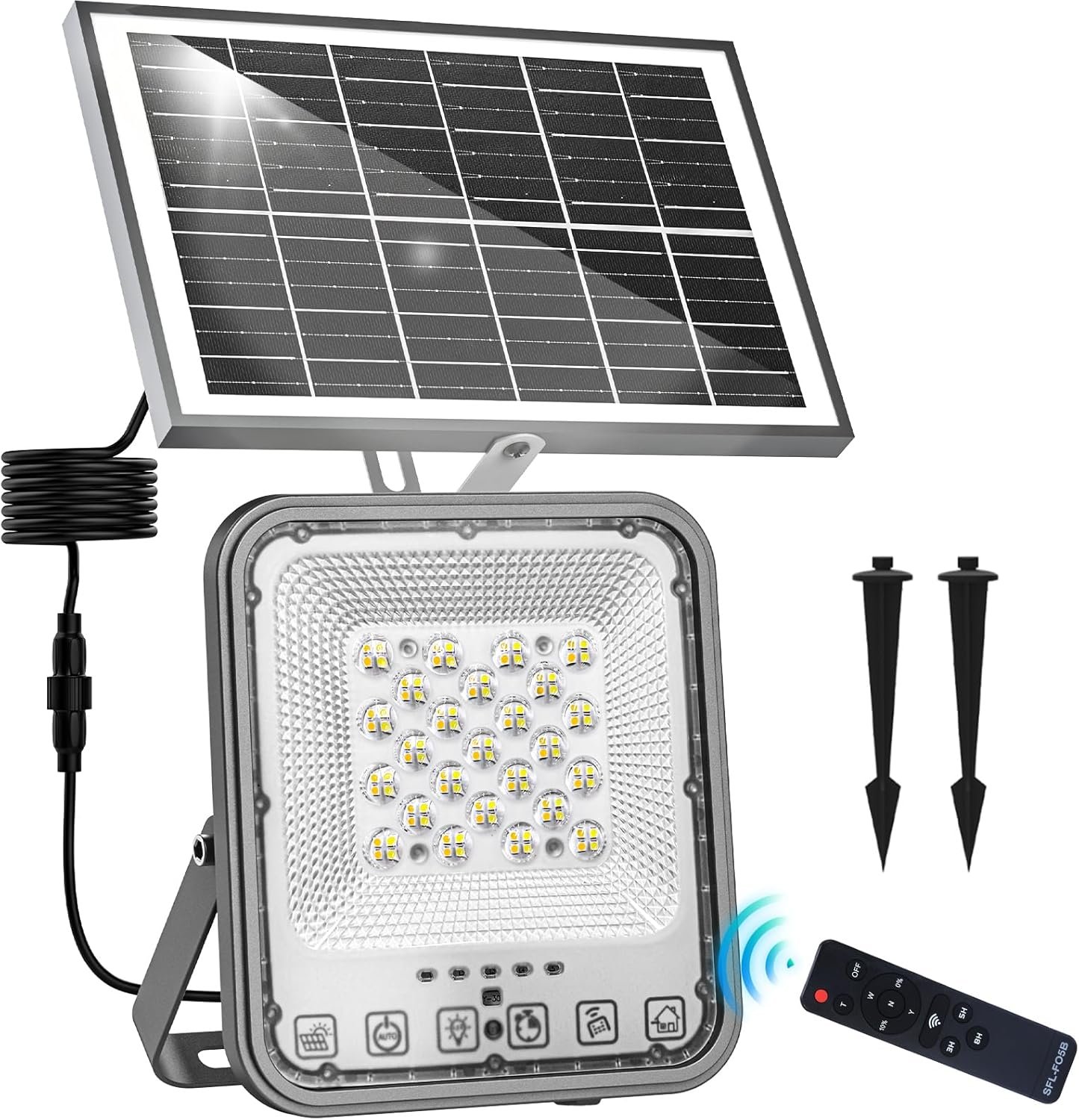 Read more about the article 【折后价:$20.99 Prime包邮】 ENTELECHY 太阳能泛光灯