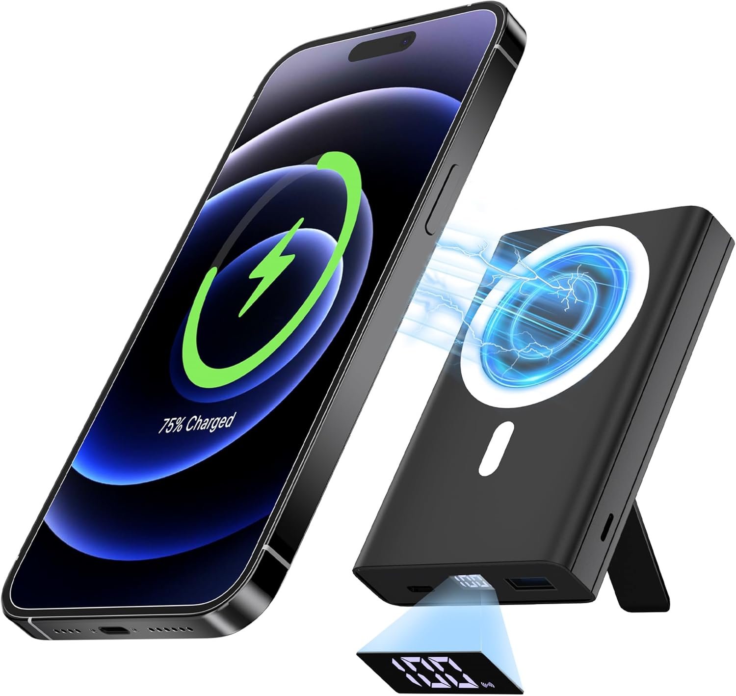 Read more about the article 【折后价:$12.99 Prime包邮】 LULULOOK iPhone 的磁性移动电源