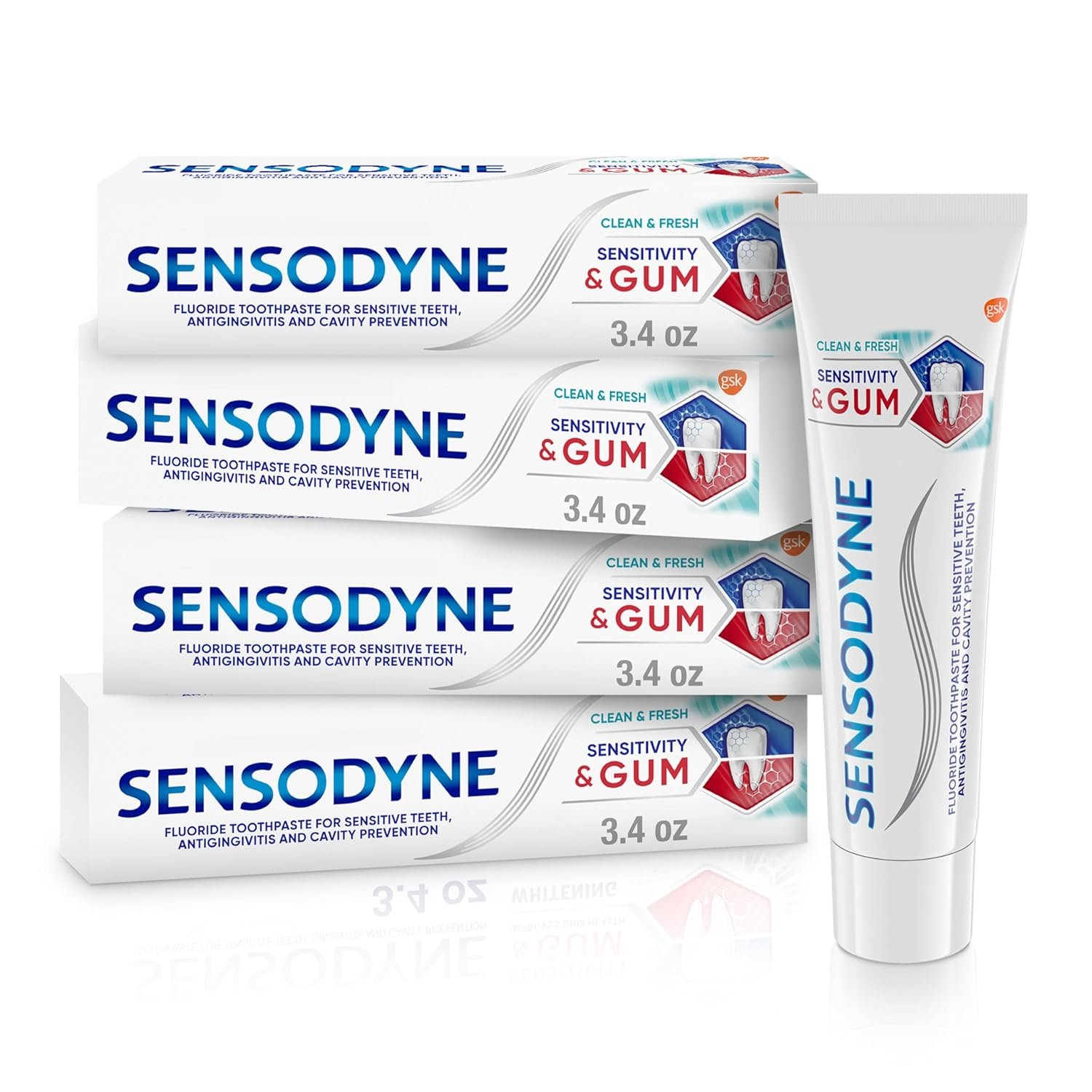 Read more about the article 【折后价:$17.93 Prime包邮】Sensodyne 敏感和牙龈敏感牙膏（4 件装）