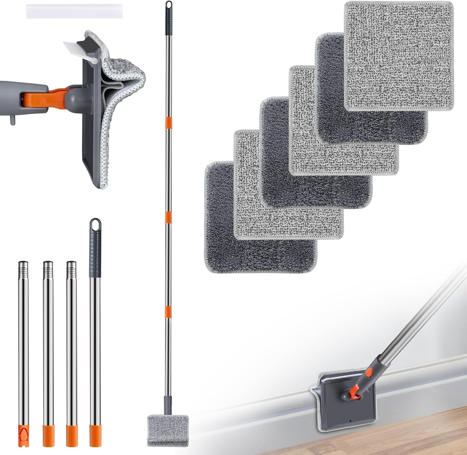 Read more about the article 【折后价:$12.99 Prime包邮】PLOEOUAR 凸面除尘清洁拖把